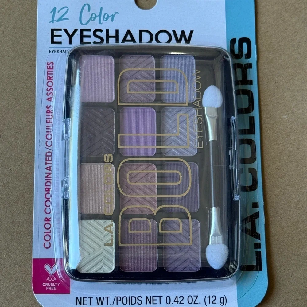 L.A. Colors Eyeshadow Palette with Coordinated Shades